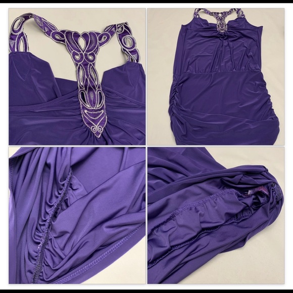 Silky Bodycon Midi Dress Date Night or short Blouse Top S/M Super Soft Comfy - Picture 12 of 16